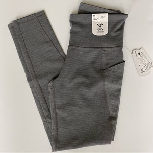 Xersion High-Rise Legging Full Length Medium Impact Anti-Odor pockets Sz M  NWT